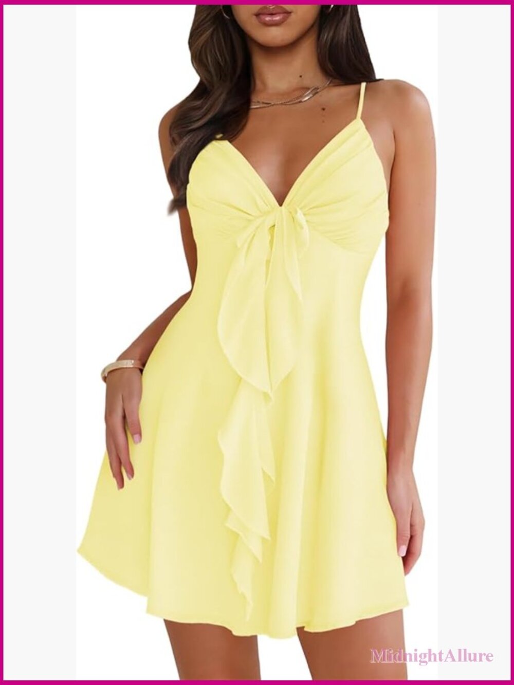 Sleeveless Spaghetti Strap Mini Sundress Flowy Beach Club Party Dress